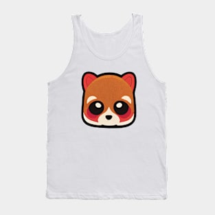 A red panda's face Tank Top